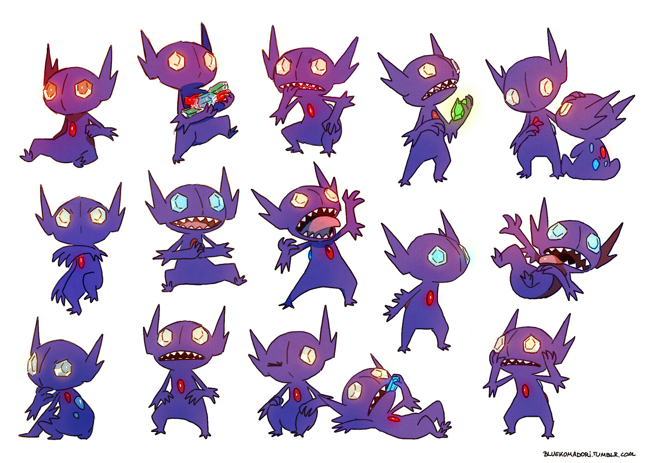 Sableye by bluekomadori on DeviantArt