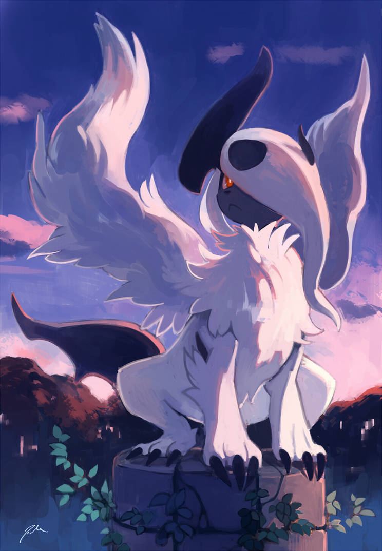 Mega Absol by bluekomadori