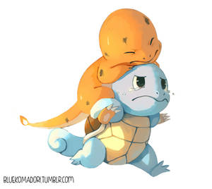 Charmander and Squirtle