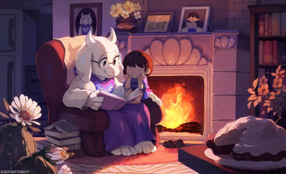 Toriel and Frisk