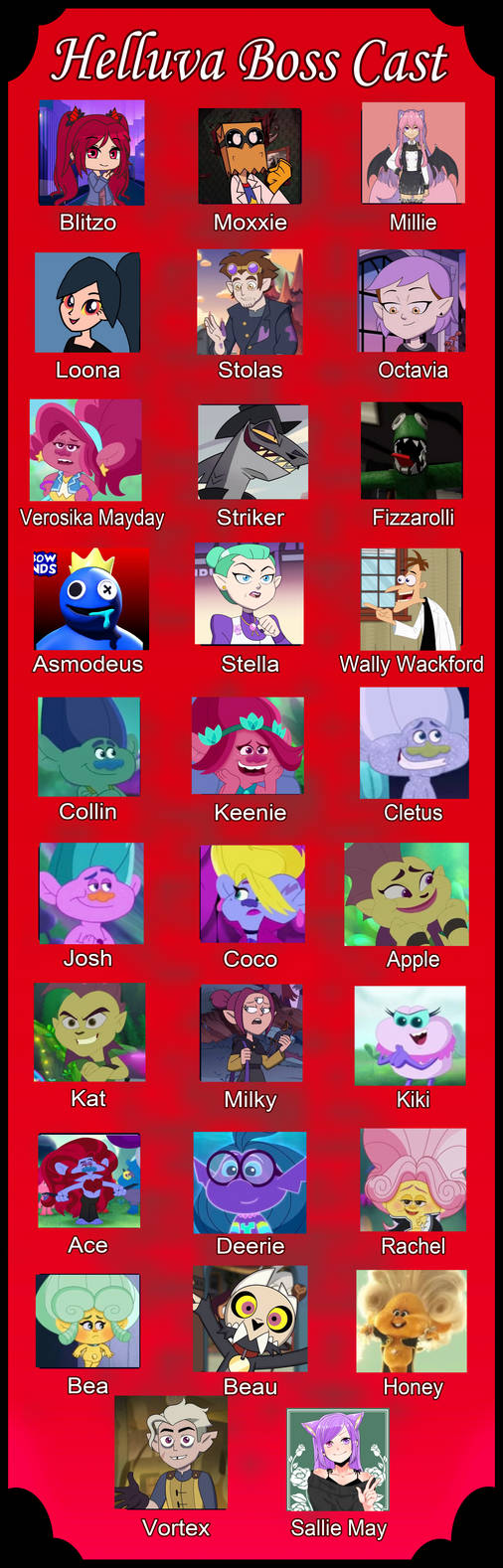 Helluva Cross/Helluva Boss Cast by starEmily46 on DeviantArt Helluva Cross/Helluva Boss Cast by starEmily46 on DeviantArt
