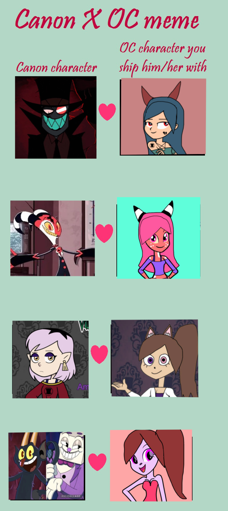 My Oc X Canon Ships by starEmily46 on DeviantArt