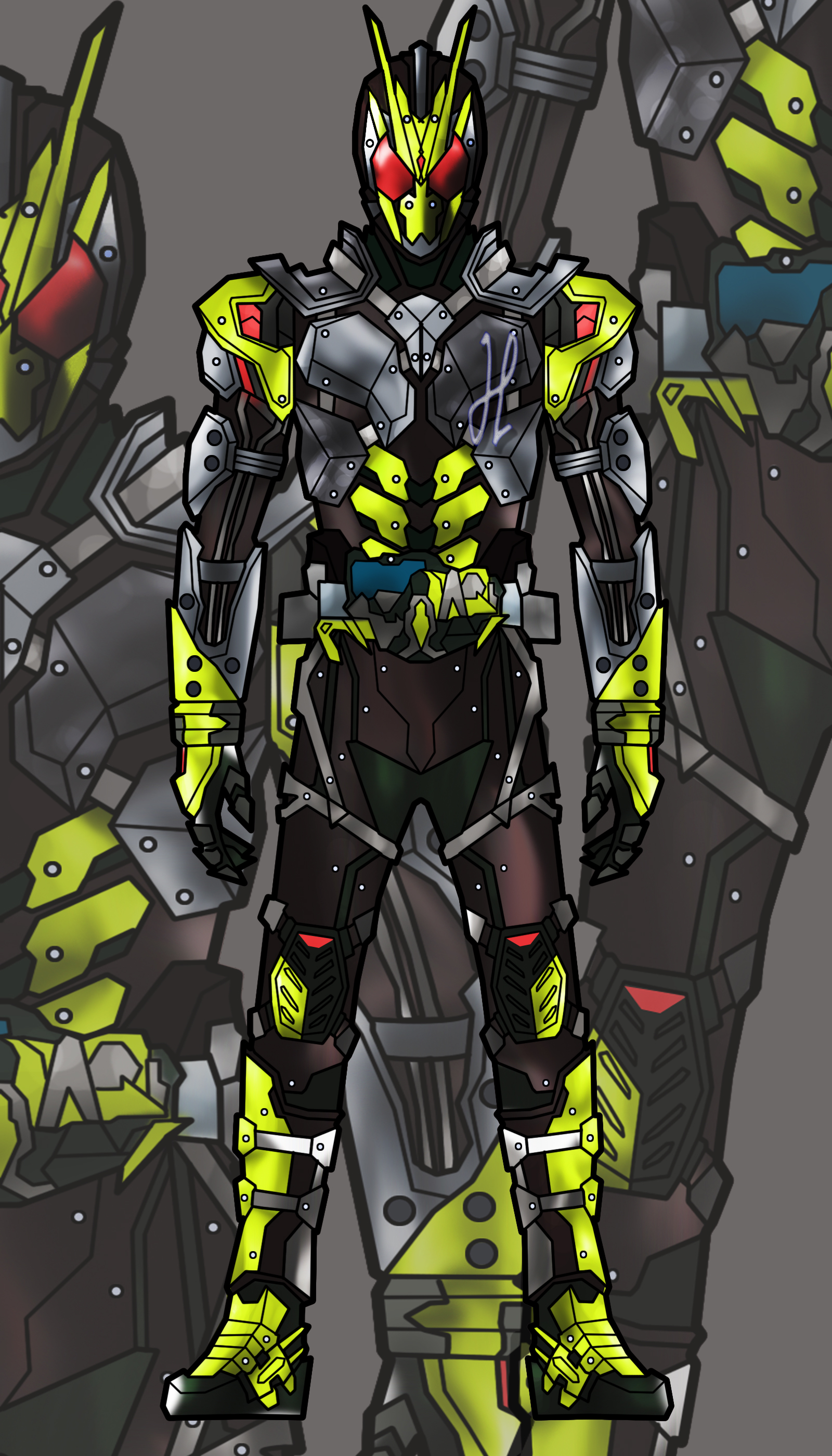 Kamen Rider zero zero one by Haru11m on DeviantArt