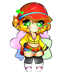 Cindy Chibi ((Acrylic Keychain Design))