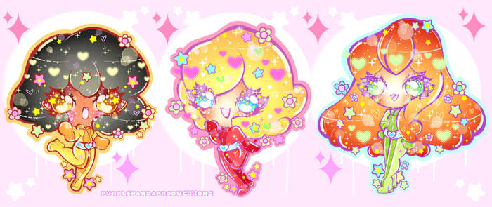 Totally Spies ((Acrylic Charm Set))