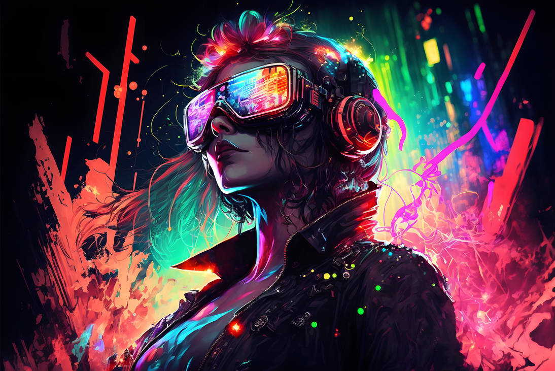 Raver Girl by roboprompter on DeviantArt