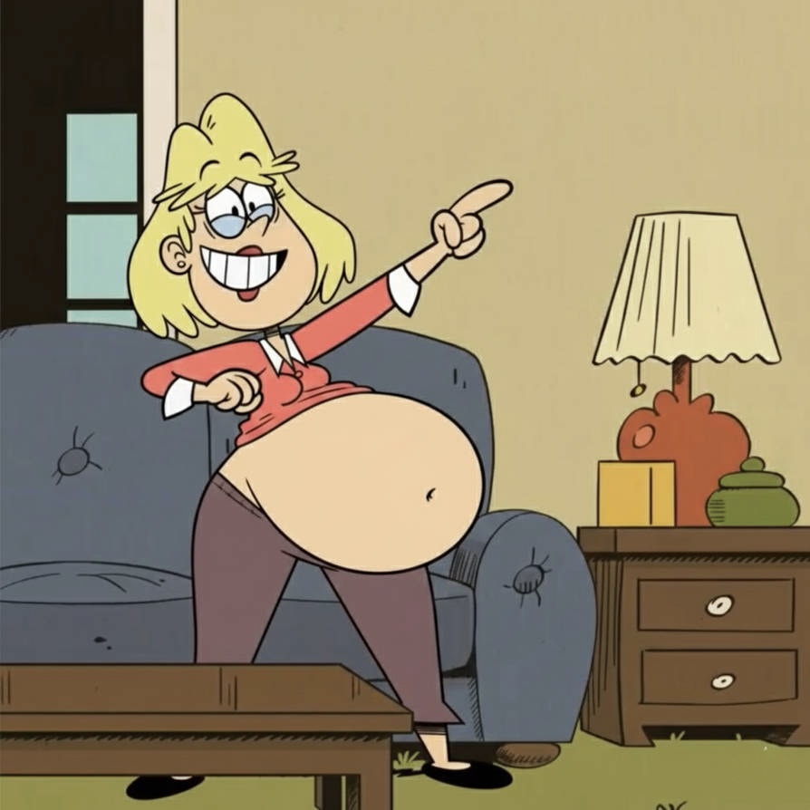 Loud Raspberry Belly Rita Loud belly by ziprr on DeviantArt
