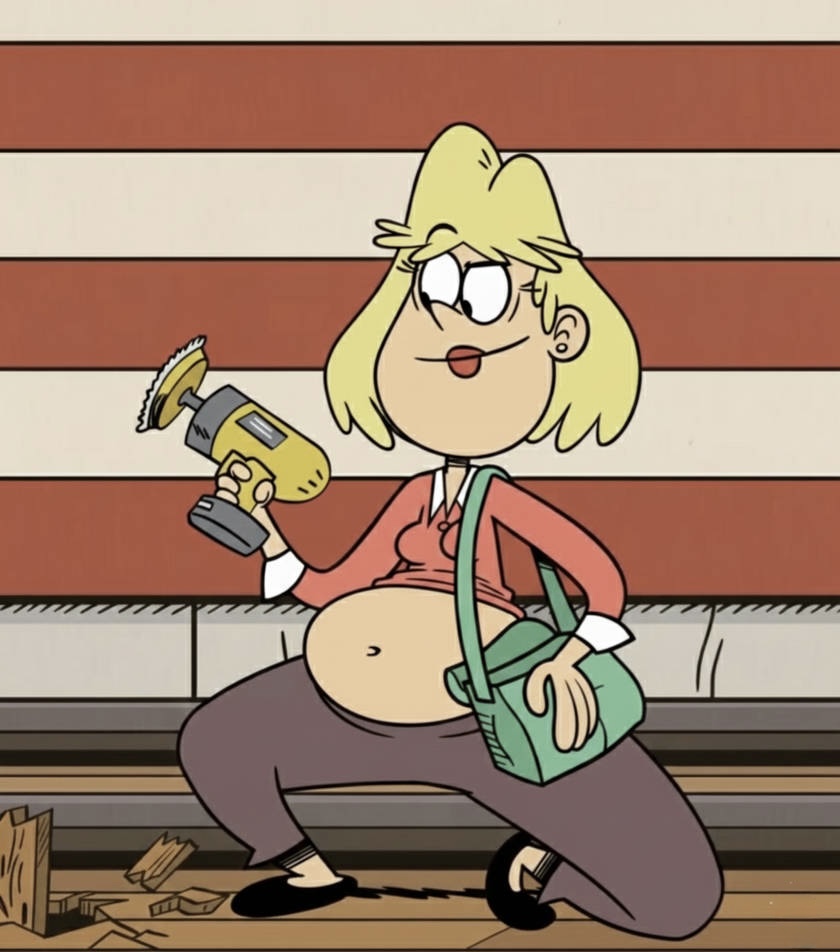 Loud Raspberry Belly Rita Loud belly 21 by ziprr on DeviantArt