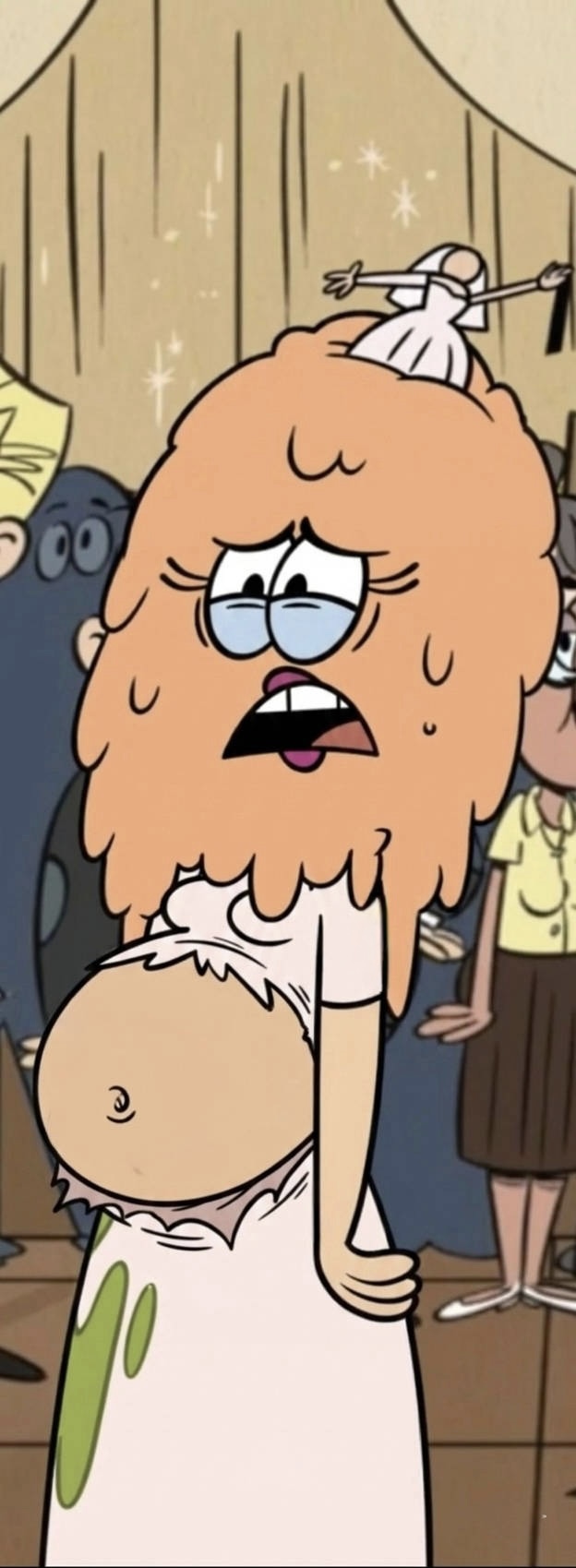 Loud Raspberry Belly Rita Loud belly 68 by ziprr on DeviantArt