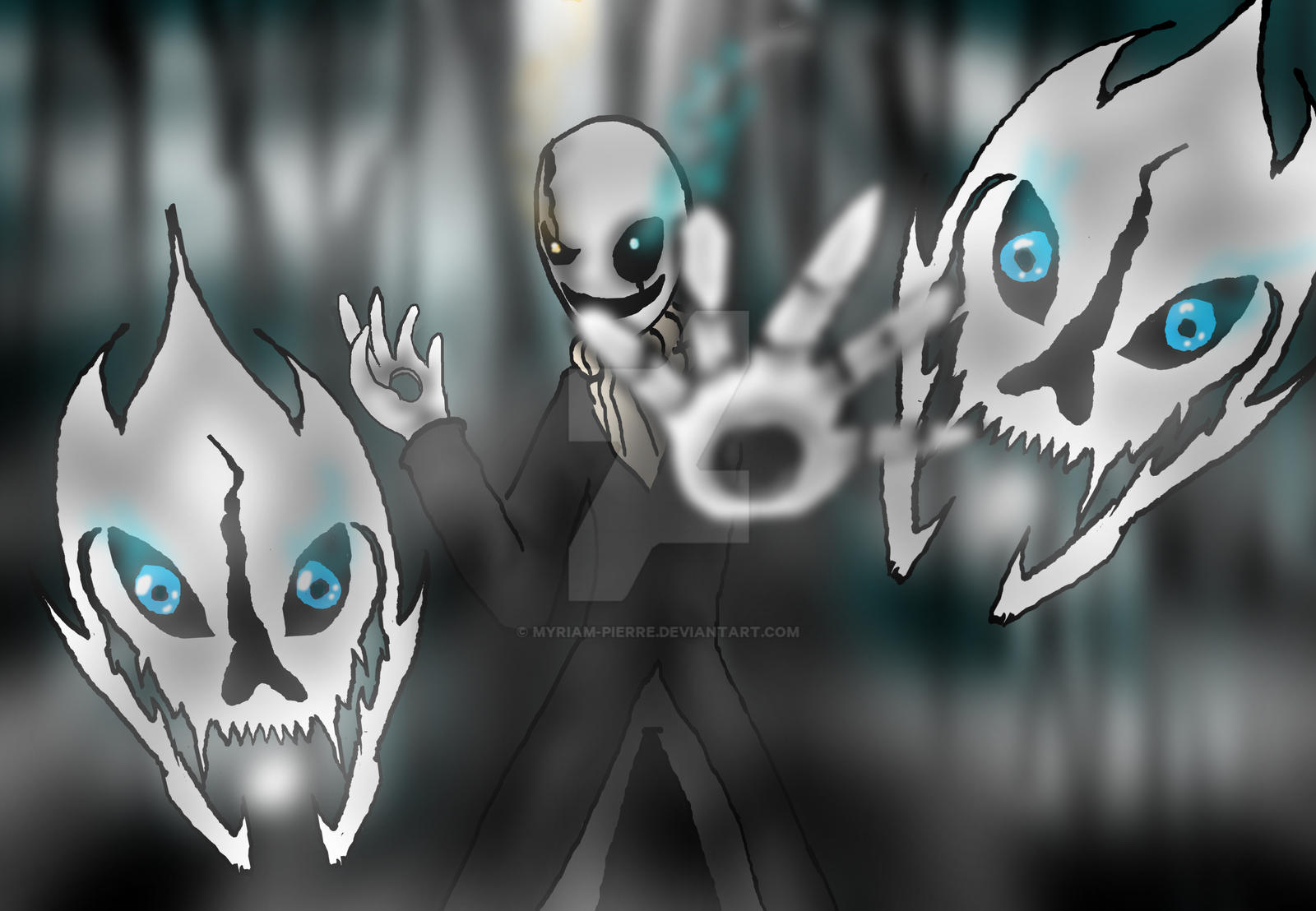 Ultra Tale Gaster Gaster - Undertale by myriam-pierre on DeviantArt
