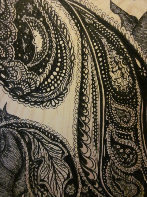 Close up of Secret Drawing!