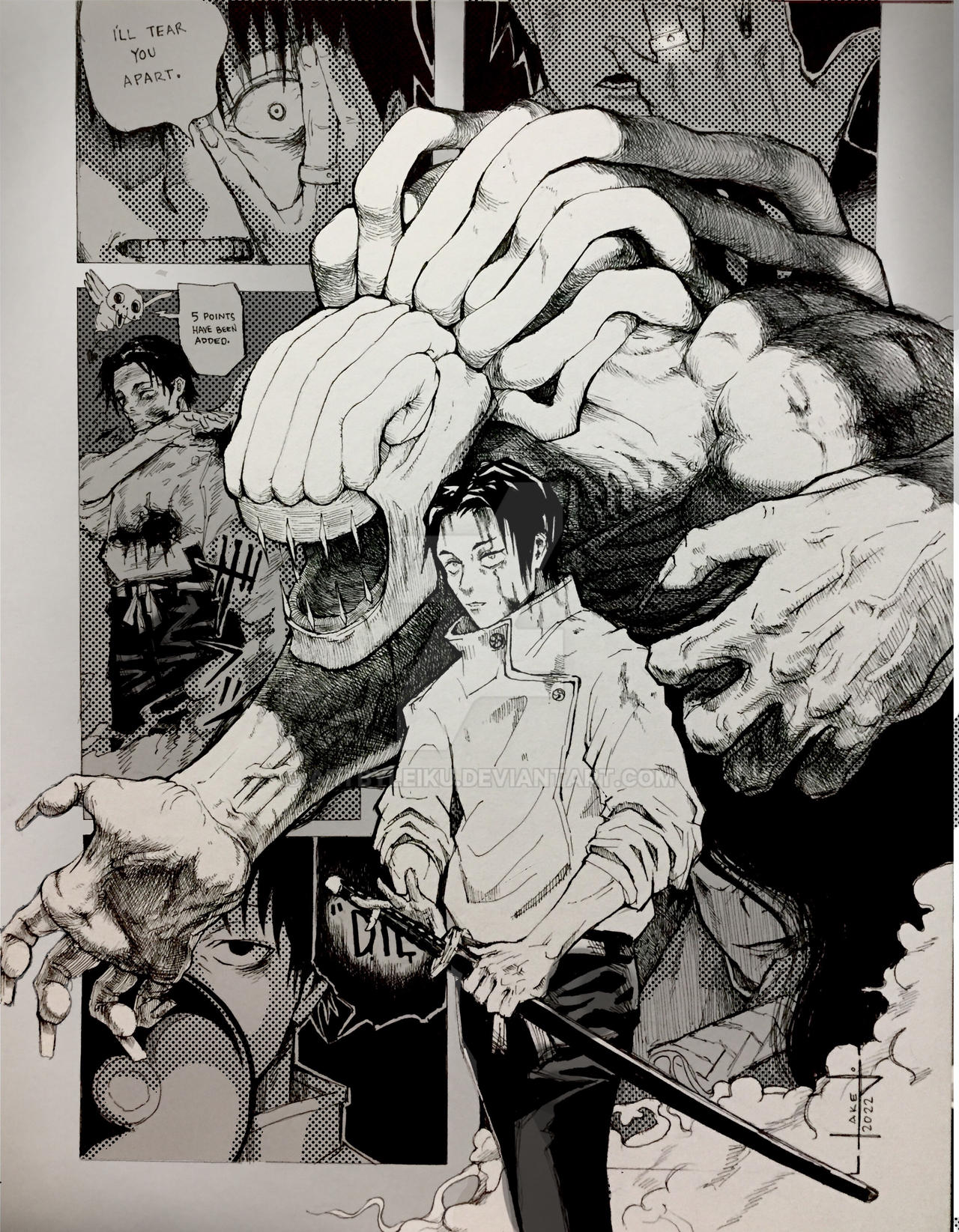 Yuta Okkotsu by artbyleiku on DeviantArt