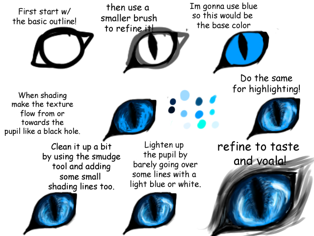 Realistic Feline/ Canine Eye Tutorial