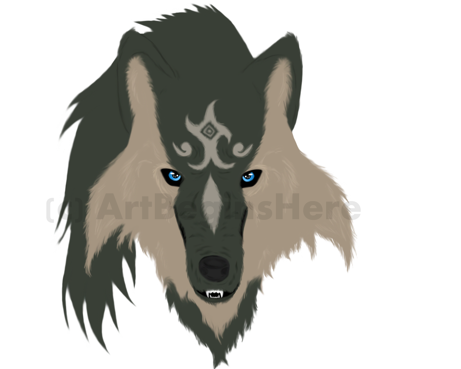 Link as Wolf- WIP