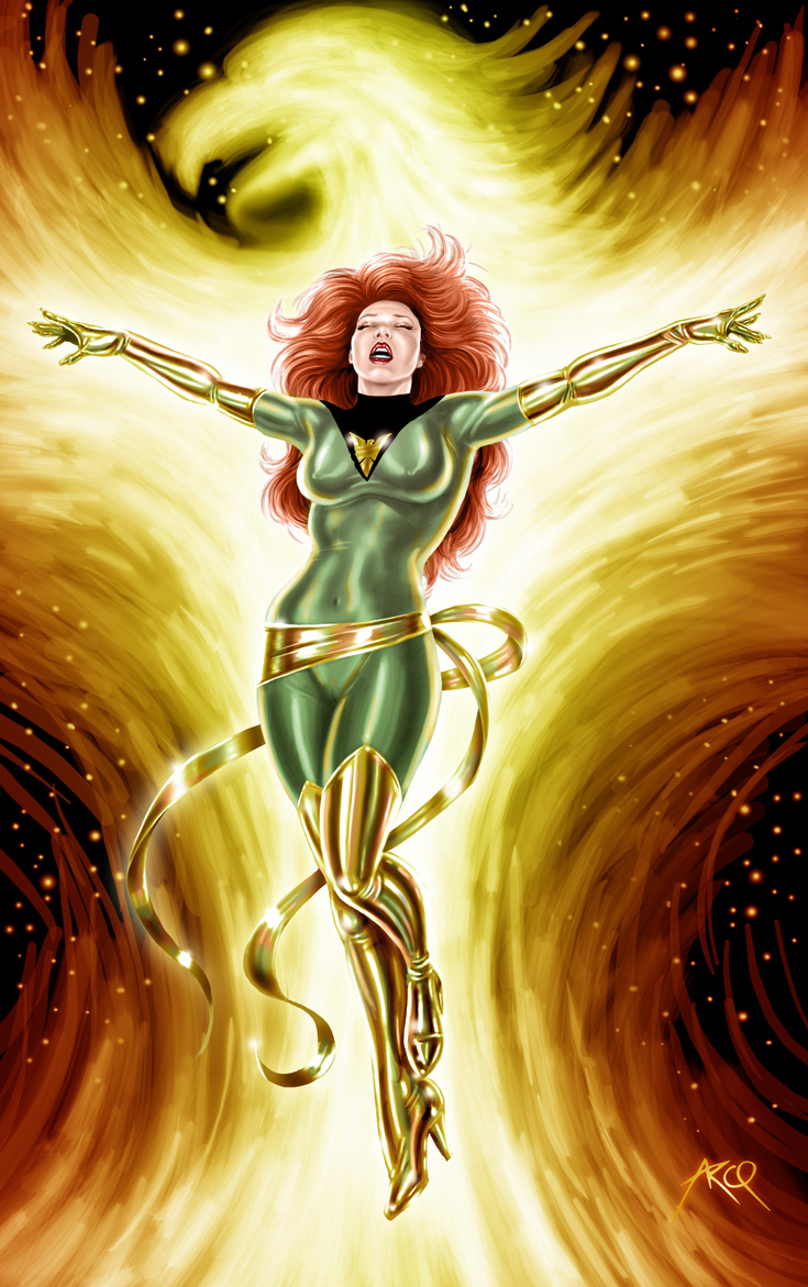 Jean Grey as Phoenix - Commission