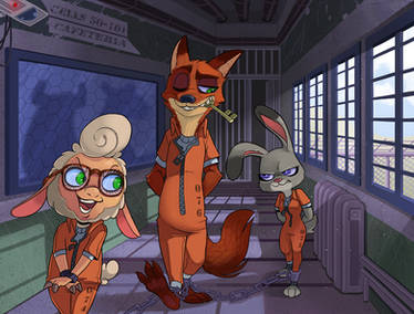 Prisoners of Zootopia (NOT MY ART)