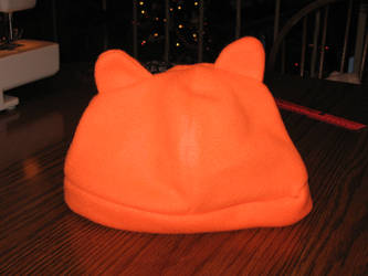 Orange Bear Hat