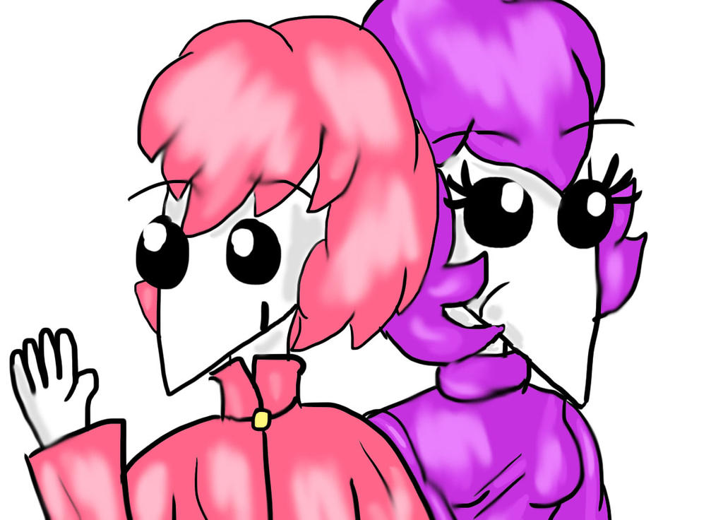 Pink and Violet genderbend