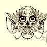 Sketch tattoo skull