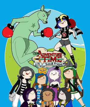 T-shirt Design: Adventure Time w/ Solo and Friends