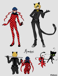 Ladybug+Chat Noir Redesigns