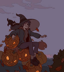 Pumpkin Witch2