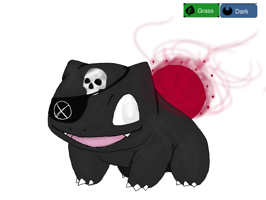 Bulbasaur Grass/Dark Type Redesign *Shiny* by ShadowTheBatPlaysMc on ...