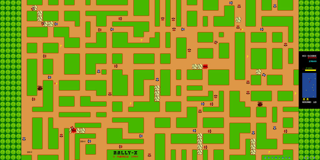 Road Rally Map Deviantart Rally-X by crvnjava67 on DeviantArt