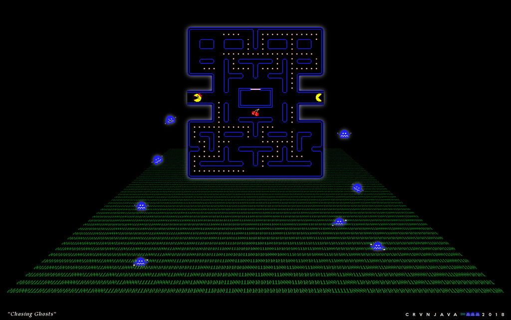 PacMan Chasing Ghosts by crvnjava67 on DeviantArt