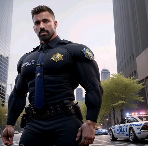 Buff Cops Deviantart Hot cop by MusclegodTop on DeviantArt