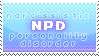 Narcissistic Personality Disorder Stamp