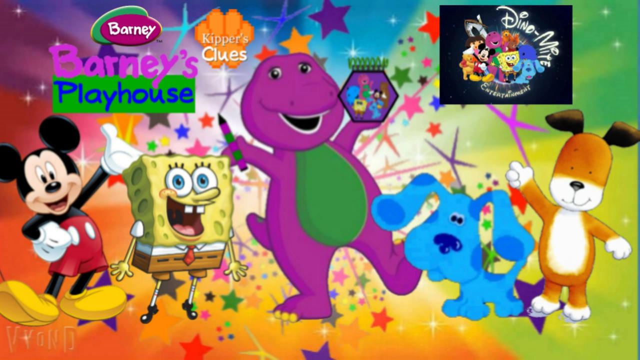 Barney Randy Kiper Barney's Playhouse and Kipper's Clues Poster 1 by brandontu1998 on ...