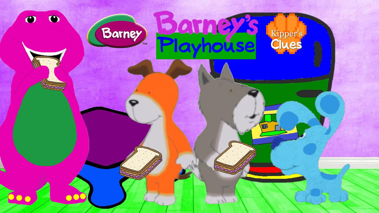 Barney Randy Kiper Barney's Playhouse and Kipper's Clues Poster 10 by brandontu1998 on ...