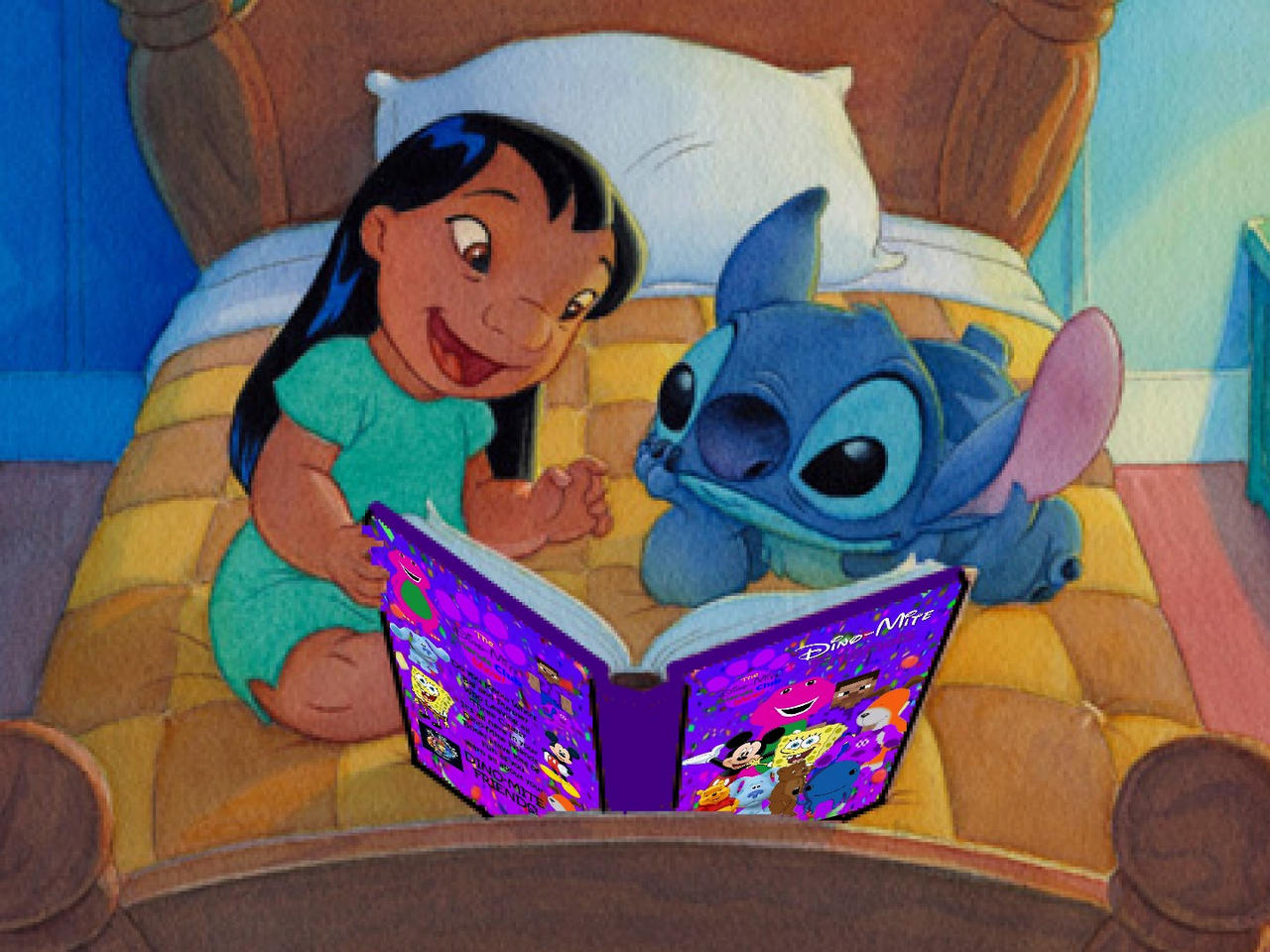 Lilo Reading Lilo and Stitch Read Dino-Mite Friends Book by brandontu1998 on DeviantArt