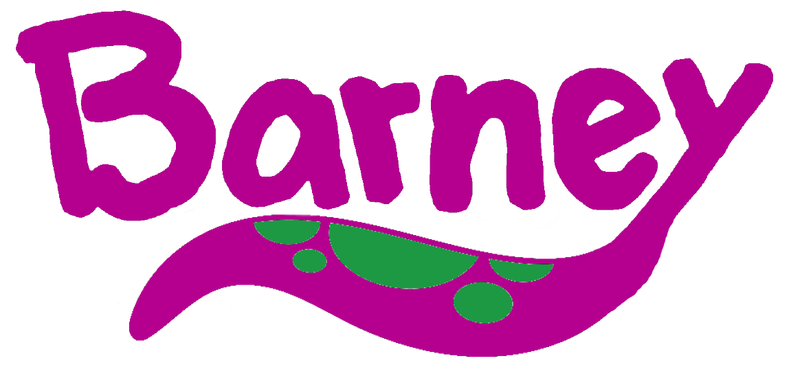 Barney Logo with Barney's Tail (My Version) by brandontu1998 on DeviantArt