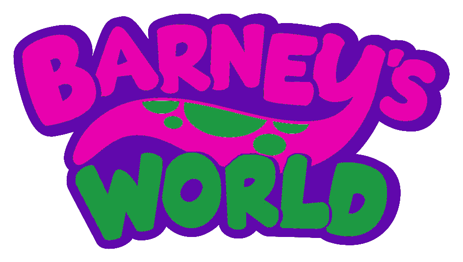 Barney's World Logo (My new version) by brandontu1998 on DeviantArt