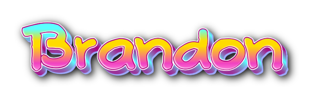 Brandonio Lettersbackground Brandon Logo (Sweet Text) by brandontu1998 on DeviantArt