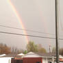 Look closely it a double rainbow