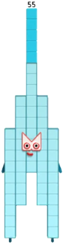 Numberblocks: 55 by ARTYNOTES242nd on DeviantArt