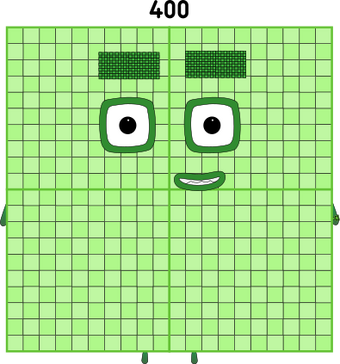 Numberblocks: 400 by ARTYNOTES242nd on DeviantArt