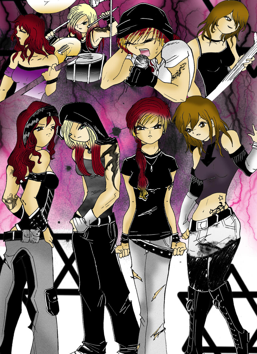 Band Deviantart Metal Female band by RaphaelaDeAthenas on DeviantArt