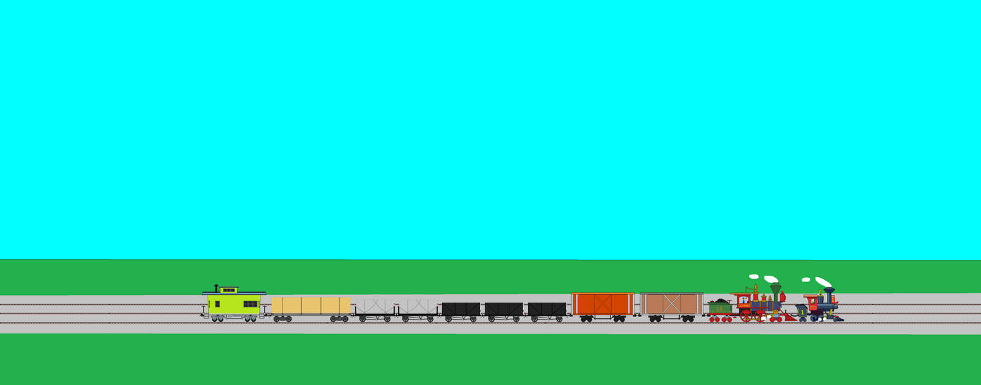 Best friends freight train by LeonardLeoLionheart on DeviantArt