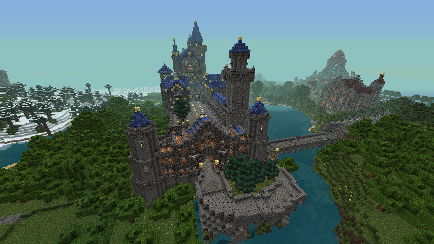 Neuschwanstein in Minecraft