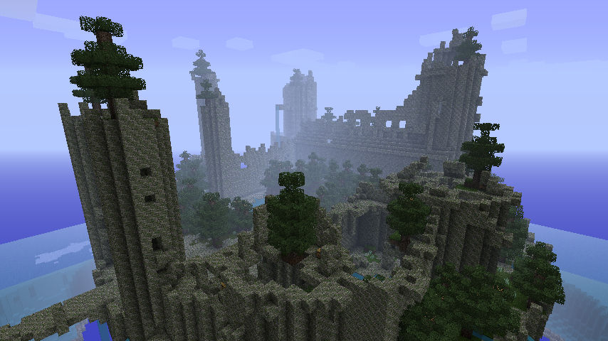 Small Mountain Castle - Minecraft by NewbieArt1st on DeviantArt