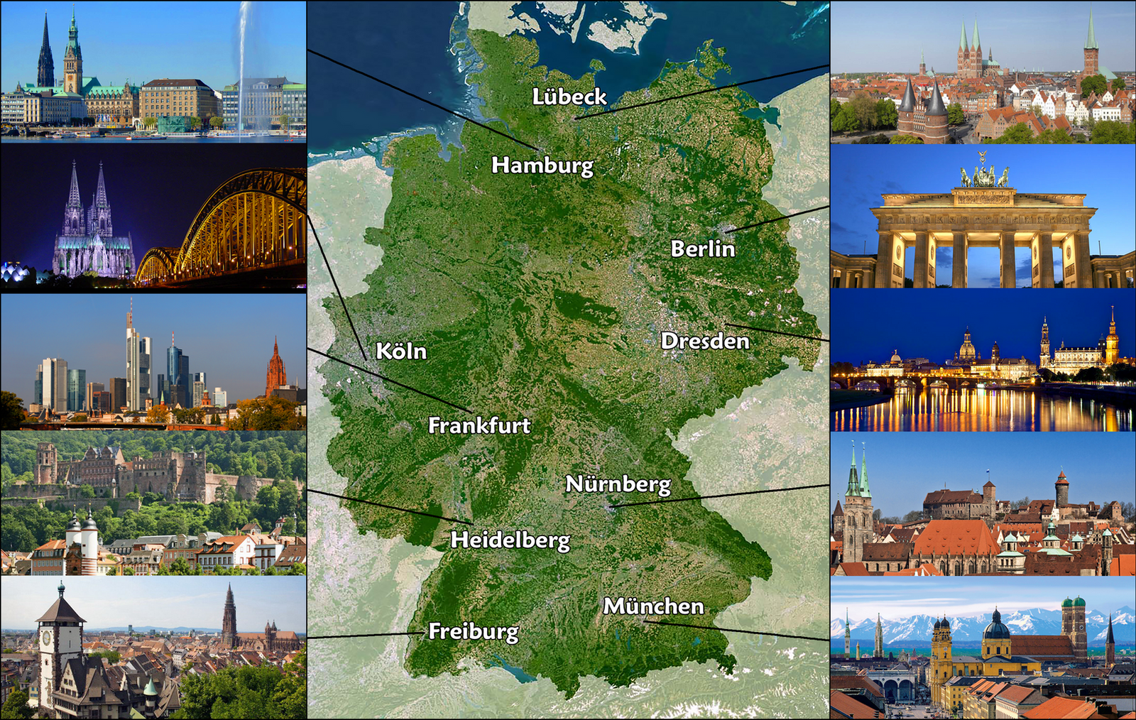 10 cities of Germany part 1