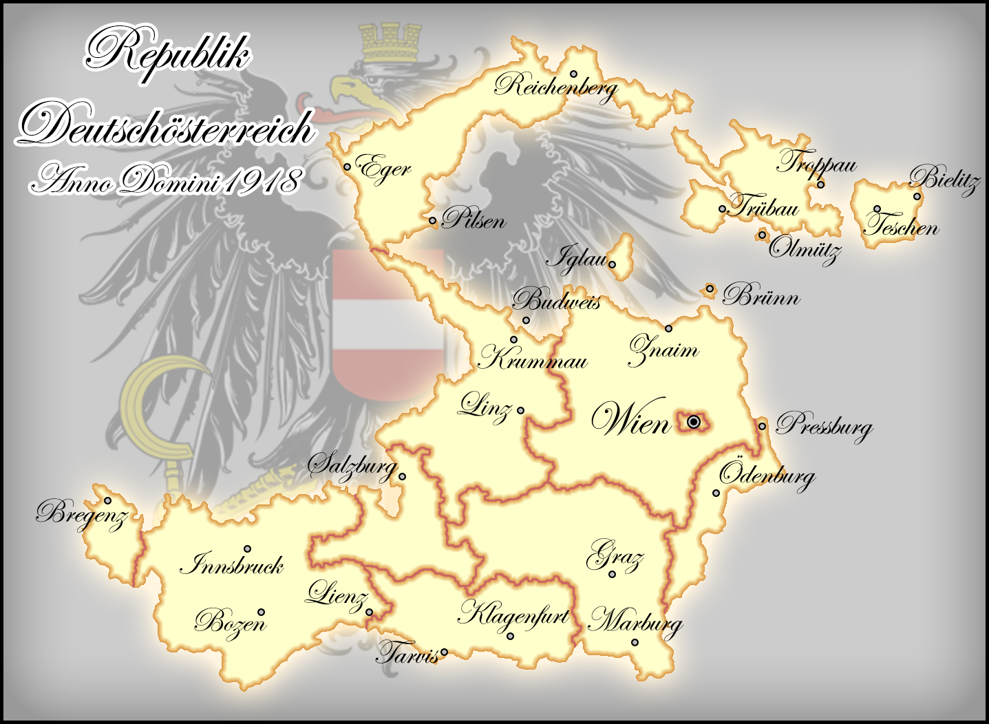 Republic German Austria 1918