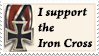 I support the Iron Cross Stamp