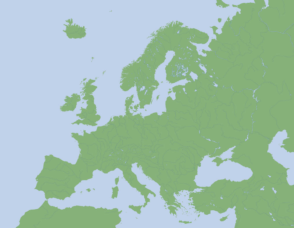 Uropean Mapbasic Europe blank base map with rivers by Arminius1871 on DeviantArt