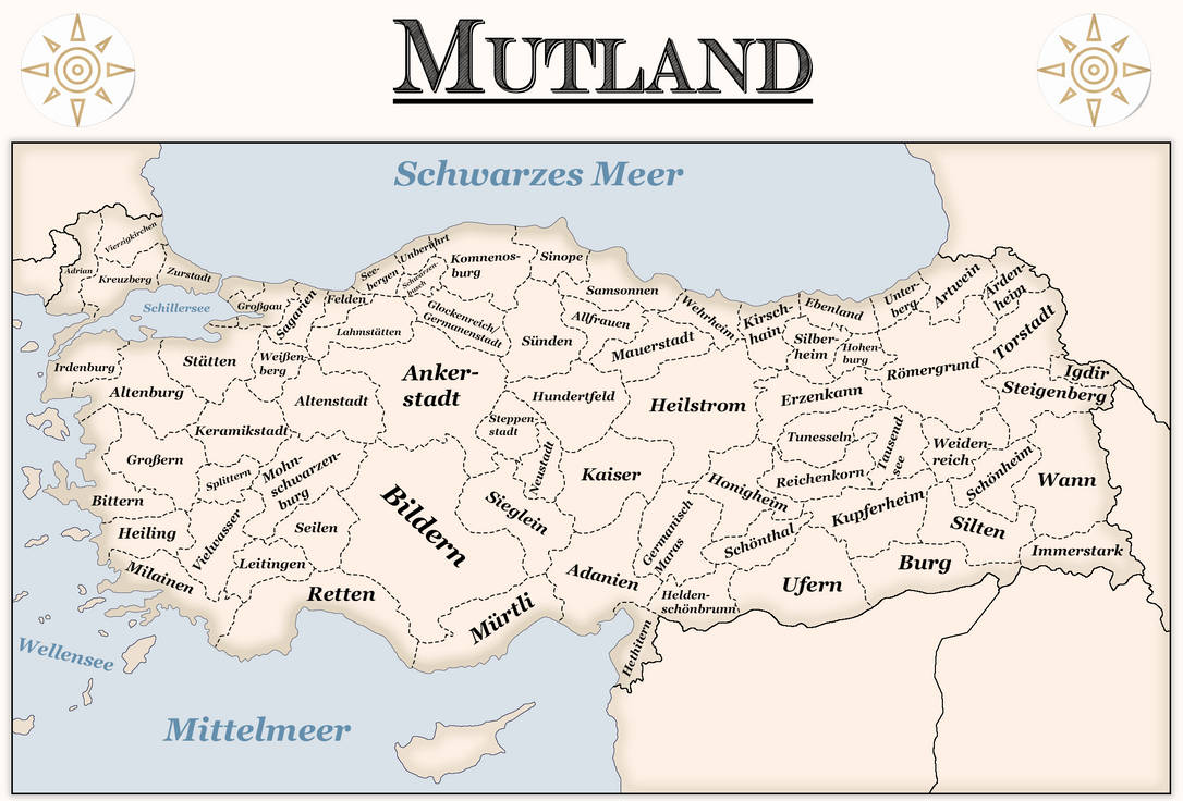 Turkey with german names by Arminius1871 on DeviantArt