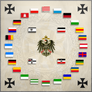 German Empire flag circle